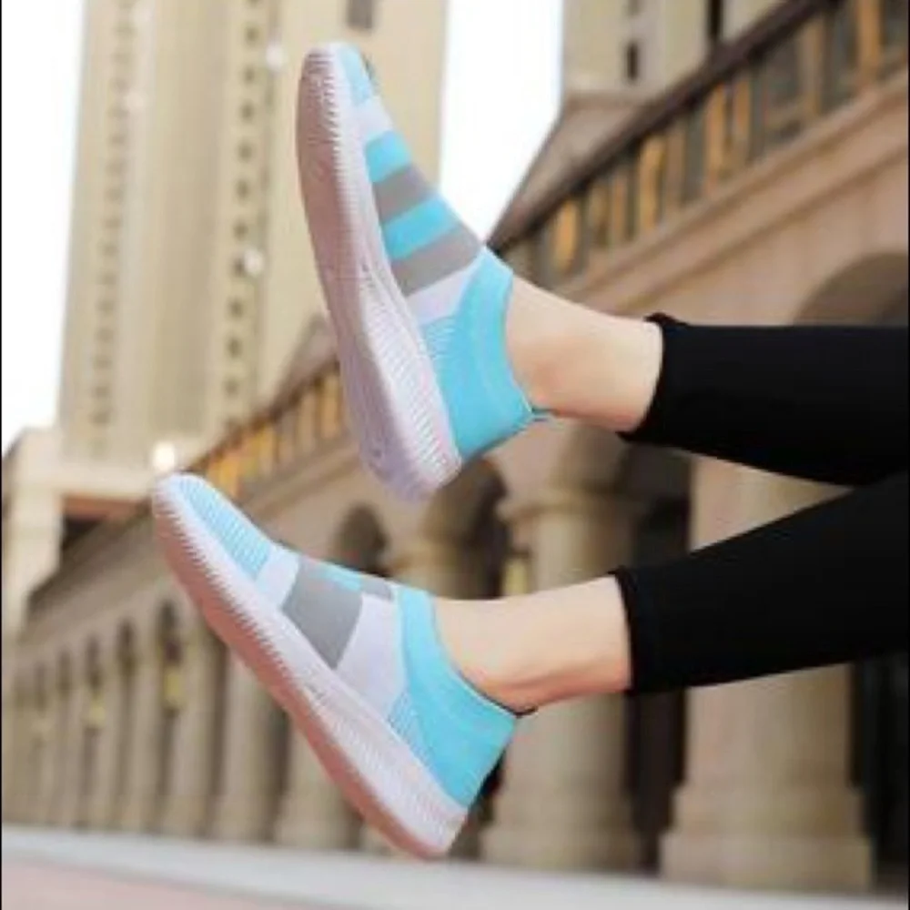 Women Walking Lightweight Breathable Mesh Running Shoes Sneakers - Picture 6 of 7